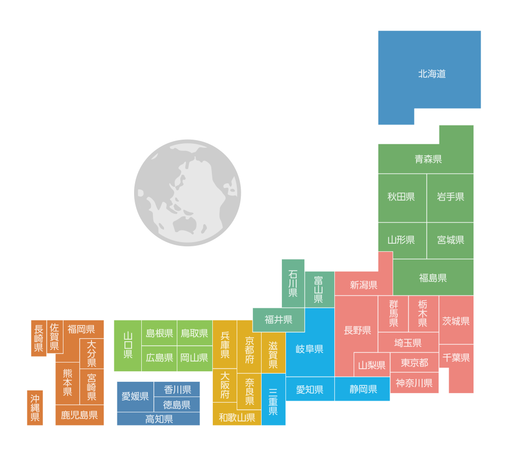 日本地図